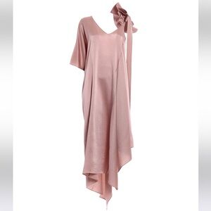 Valentino Garavani NWT Pink Draped Slip Dress
